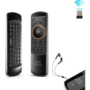 Rii – Mini clavier sans fil universel i25A  2.4G  télécommande avec écouteurs  pour Smart TV