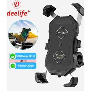 Deelife Support de telephone portable pour Moto  charge sans fil pour Moto x-grip Support de