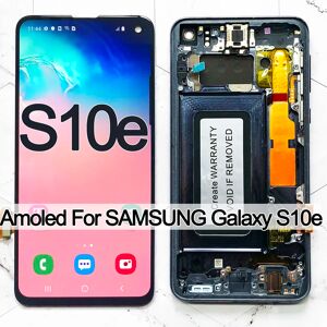 BINYEAE Ensemble écran tactile LCD AMOLED de remplacement  pour Samsung Galaxy S10e G970FU