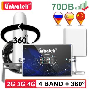 Lintratek-Amplificateur de Signal de Bandes à 4 Façades  B20 800 900 1800 2100 2600Mhz 850  Répéteur