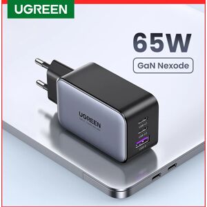 UGREEN – chargeur rapide GaN 65W  USB type-c PD 4.0/3.0  avec QC 4.0/3.0  pour ordinateur Portable