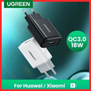 UGREEN – chargeur mural USB 18W QC 3.0  Charge rapide pour téléphone portable  compatible avec