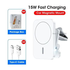 Niye chargeur iphone Chargeur magnétique sans fil 15W pour voiture iPhone 13 12  support de téléphone