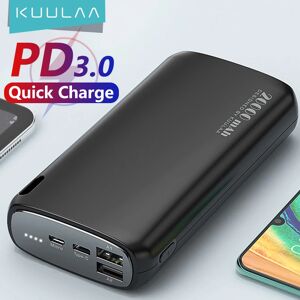 KUULAA Power Bank 20000mAh Chargeur Portable Téléphone Mobile Powerbank Externe Powerbank 20000mAh