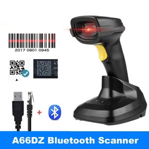 Holyhah a A60D Scanner de codes-barres portatif sans fil et A66D  Bluetooth 1D/2D QR lecteur de