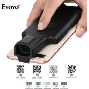 Eyoyo-Lecteur de codes-barres portable  Bluetooth  reinitialisation arriere du telephone  Matrice de