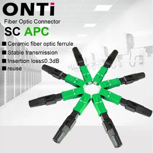 ONTi-Connecteur rapide à fibre optique SC APC  adaptateur monomode  connecteur rapide à fibre FTTH