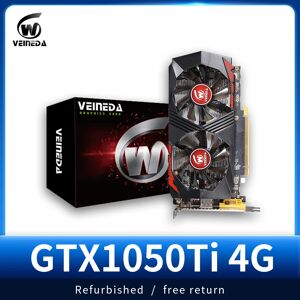 VEINEDA-Carte vidéo reconditionnée GTX 1050TI 4G  composant PC  GDDR5  plus fort que GTX 960  4 Go