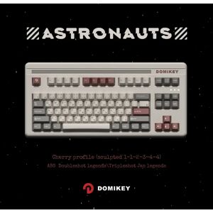 KPrepublic Domikey-Astronome All in One Abs Doubleshot continent Cap  aucun profil  MX Stem Keyboard  87  104