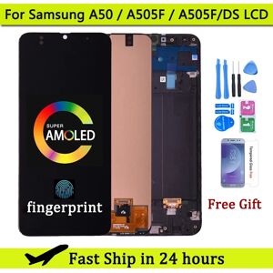 JHKYGR Super AMOLED pour Samsung A50 SM-A505FN/DS A505F/DS Aaffair LCD écran tactile Hébergements eur avec