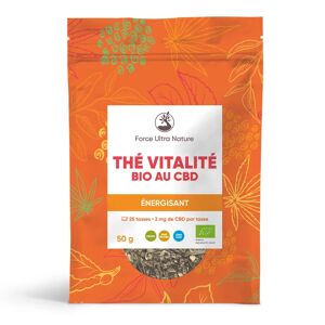 Thé Vitalité Bio au CBD - Force Ultra Nature