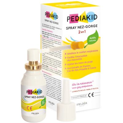 Spray nez-gorge - pediakid - Publicité Spray nez-gorge - pediakid - Publicité