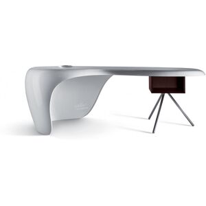 Burovere Bureau de direction design blanc Jupiter Blanc - Publicité