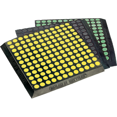 Tapis anti-fatigue Otelo - alveolaire modulaire - 500x500mm - Jaune/Vert/Noir - Publicité Tapis anti-fatigue Otelo - alveolaire modulaire - 500x500mm - Jaune/Vert/Noir - Publicité