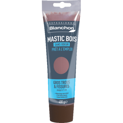 BLANCHON Mastic Bois E800 - Chêne clair - Finition bois sans solvant - Publicité BLANCHON Mastic Bois E800 - Chêne clair - Finition bois sans solvant - Publicité