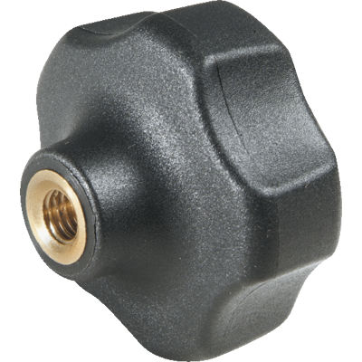 OTMT - Ø50mm lobes - Nylon - insert en laiton M8 - Bouton - Publicité OTMT - Ø50mm lobes - Nylon - insert en laiton M8 - Bouton - Publicité