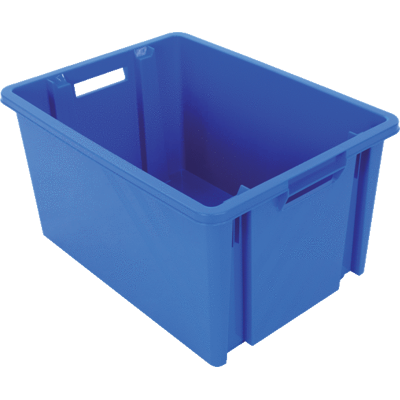 Otelo - NOVABAC 54L - Bleu Electrique - Handling bin - Publicité Otelo - NOVABAC 54L - Bleu Electrique - Handling bin - Publicité