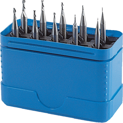 Ensemble de 10 fraises miniatures ASTRA - Outils de précision - Publicité Ensemble de 10 fraises miniatures ASTRA - Outils de précision - Publicité