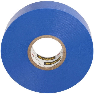 3M Ruban vinyle d'isolation électrique bleu - 35 - 19 mmx20 m - Publicité 3M Ruban vinyle d'isolation électrique bleu - 35 - 19 mmx20 m - Publicité