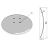 Forges de Niaux Disque lisse 350x4mm Niaux 200