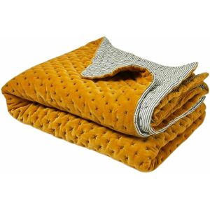 Housse de Couette Velours Ocre Madura - Publicité Housse de Couette Velours Ocre Madura - Publicité