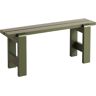 Banc en pin laqué olive 111 x 23 x 45 cm Weekday - Hay