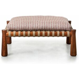 Banc indien en iroko 124 cm Guna 02 - Gervasoni - Publicité