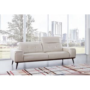 BARUTTI SOFA Canape 3 places en cuir de vachette KAN