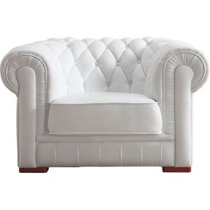 BARUTTI SOFA Canapé 1 place Chesterfield en cuir italien - RODY