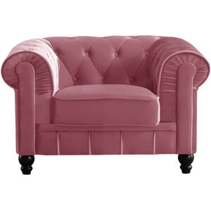 BARUTTI SOFA Canapé 1 place Chesterfield en velours - JAMES