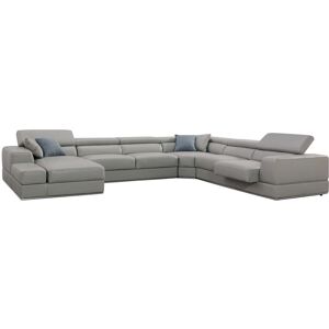 BARUTTI SOFA Canapé d'angle relaxation en cuir italien - CARO maxi