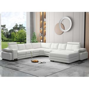 BARUTTI SOFA Canapé d'angle en cuir italien - CIANA