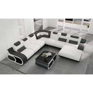 BARUTTI SOFA Canapé d'angle en cuir italien - CINDY maxi