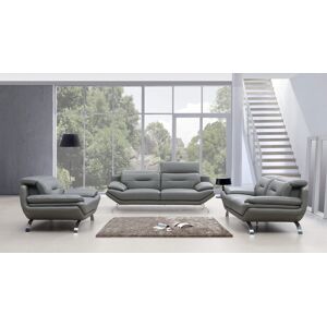 BARUTTI SOFA Canapé 1 place en cuir italien ou velours - BENJI