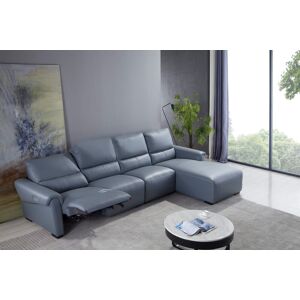 BARUTTI SOFA Canapé d’angle en cuir et relaxation électrique - MARC Maxi