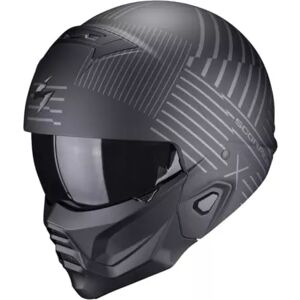 Casque Scorpion Exo Combat II Miles Noir Mat Argent - Publicité