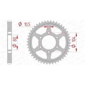 Couronne Afam 44 dents acier pas 530 type 16604 Kawasaki - Publicité Couronne Afam 44 dents acier pas 530 type 16604 Kawasaki - Publicité