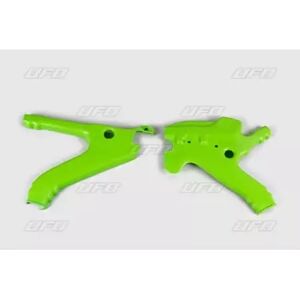 Protection de cadre verte UFO Kawasaki KX 125 250 1991 - Publicité Protection de cadre verte UFO Kawasaki KX 125 250 1991 - Publicité