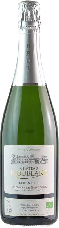 Chateau Rioublanc Cremant De Bordeaux Brut Nature