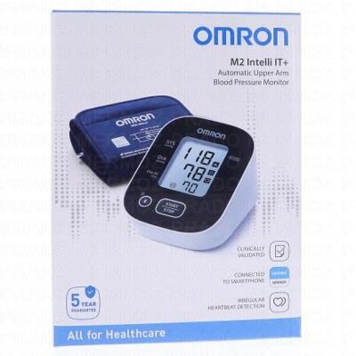 Omron M2 Intelli It+ Tensiomètre Automatique Brassard - Publicité Omron M2 Intelli It+ Tensiomètre Automatique Brassard - Publicité