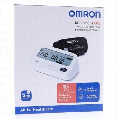Omron Tensiomètre Bras M3 Confort Afib - Publicité Omron Tensiomètre Bras M3 Confort Afib - Publicité
