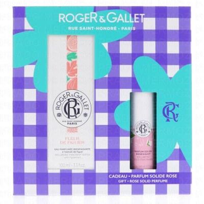 ROGERGALLET Roger & Gallet Coffret Fête Des Mères Fleur De Figuier - Publicité ROGERGALLET Roger & Gallet Coffret Fête Des Mères Fleur De Figuier - Publicité