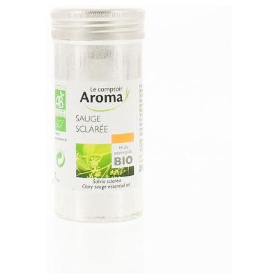 LECOMPTOIRAROMA Le Comptoir Aroma Huile Essentielle De Sauge Sclarée Bio Flacon 5 Ml - Publicité LECOMPTOIRAROMA Le Comptoir Aroma Huile Essentielle De Sauge Sclarée Bio Flacon 5 Ml - Publicité