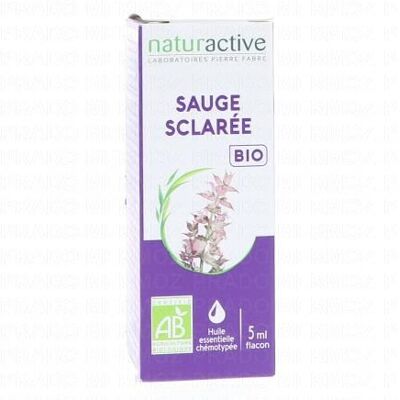 Naturactive Huile Essentielle de Sauge Sclarée Bio - Huile Essentielle - Publicité Naturactive Huile Essentielle de Sauge Sclarée Bio - Huile Essentielle - Publicité