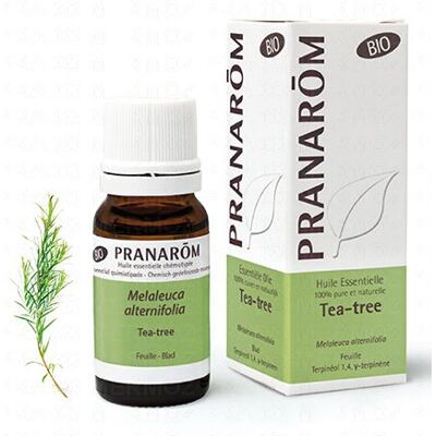 Pranarom Huile Essentielle Tea Tree Bio Flacon 10ml - Publicité Pranarom Huile Essentielle Tea Tree Bio Flacon 10ml - Publicité