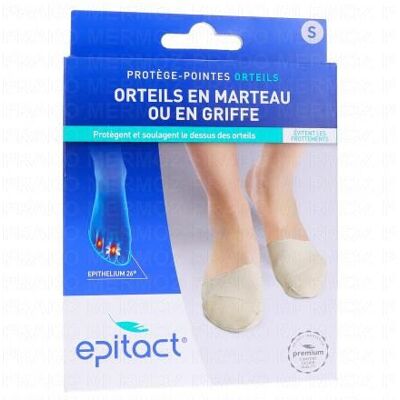 Epitact Protège Pointes Orteils Taille S 36/38 - Publicité Epitact Protège Pointes Orteils Taille S 36/38 - Publicité