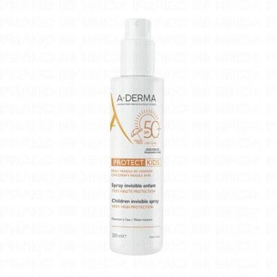 A-Derma Protect Kids SPF 50+ Spray Solaire Haute Protection - Publicité A-Derma Protect Kids SPF 50+ Spray Solaire Haute Protection - Publicité