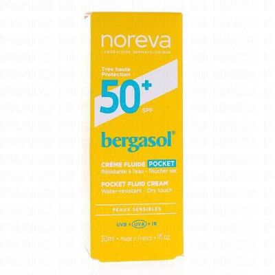 Noreva Bergasol SPF 50 Crème Solaire - Format Pocket 30ml - Publicité Noreva Bergasol SPF 50 Crème Solaire - Format Pocket 30ml - Publicité