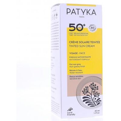 Crème Solaire Teintée Patyka SPF50 - Protection Solar - Publicité Crème Solaire Teintée Patyka SPF50 - Protection Solar - Publicité