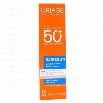 Uriage Bariésun - Crème Teintée Spf50+ Teinte Claire 50ml - Publicité Uriage Bariésun - Crème Teintée Spf50+ Teinte Claire 50ml - Publicité